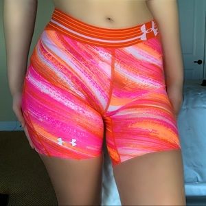 Under Armour Womens Compression Shorts Heat Gear